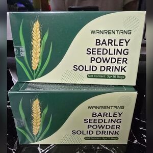 Wanrentang Barley Seedling Powder Solid Drink (3g X 10 Bags) x 2 Boxes